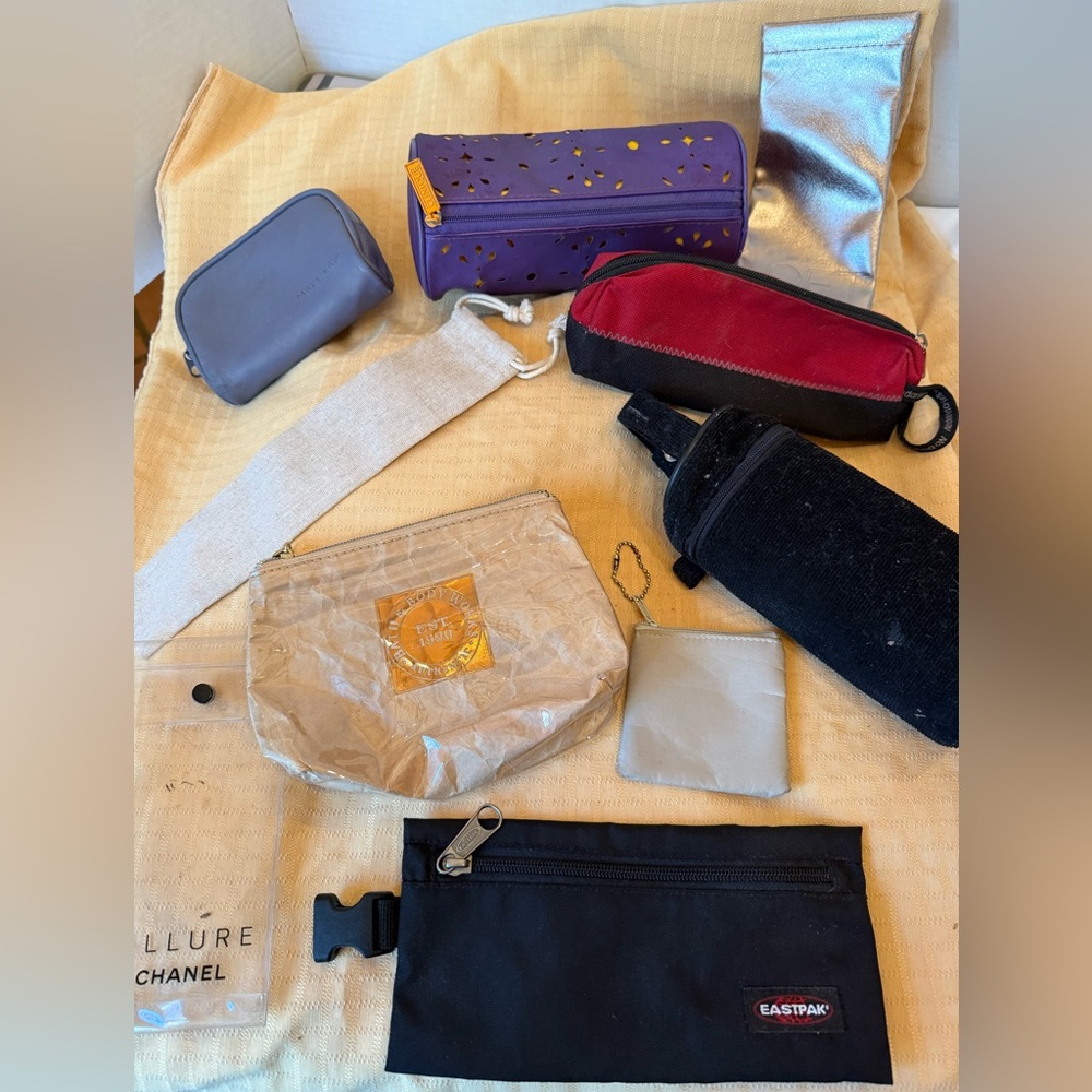 Cosmetic bags galore